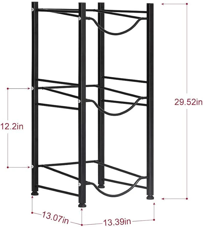 Water Bottle Organizer – Space-Saving Storage Rack