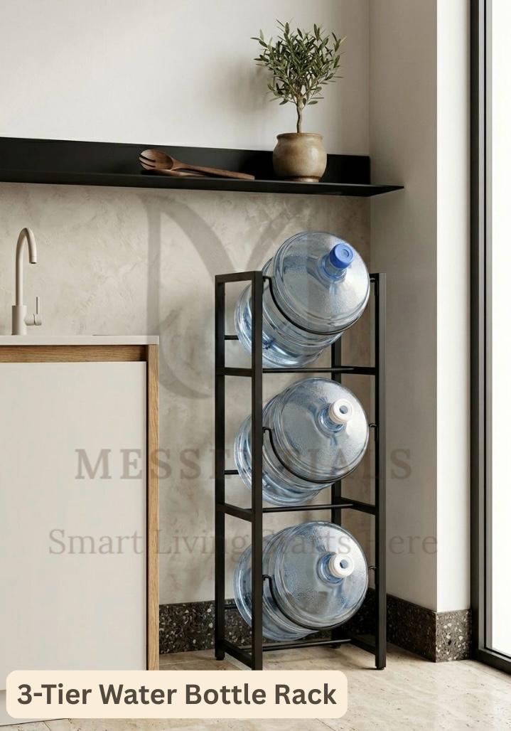 Water Bottle Organizer – Space-Saving Storage Rack